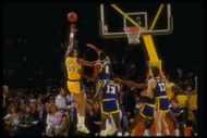The Lakers' number 33 was the dominant force in the paint